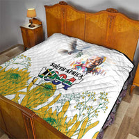 Happy South Africa Freedom Day Quilt Nelson Mandela With Protea