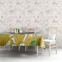 Happy South Africa Freedom Day Tablecloth Nelson Mandela With Protea