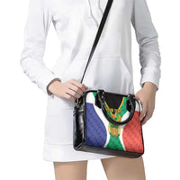 Personalised South Africa Shoulder Handbag Coat Of Arms Flag Style