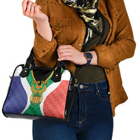Personalised South Africa Shoulder Handbag Coat Of Arms Flag Style