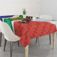 Personalised South Africa Tablecloth Coat Of Arms Flag Style