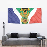 Personalised South Africa Tapestry Coat Of Arms Flag Style