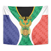 Personalised South Africa Tapestry Coat Of Arms Flag Style