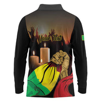 Personalised Mali Martyrs Day Long Sleeve Polo Shirt 26 March