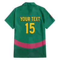 Custom Cameroon Football Family Matching Long Sleeve Bodycon Dress and Hawaiian Shirt Waka Waka - This Time For Africa