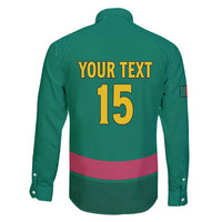 Custom Cameroon Football Family Matching Long Sleeve Bodycon Dress and Hawaiian Shirt Waka Waka - This Time For Africa