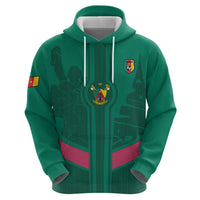 Custom Cameroon Football Hoodie Waka Waka - This Time For Africa