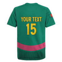Custom Cameroon Football Rugby Jersey Waka Waka - This Time For Africa