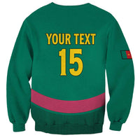 Custom Cameroon Football Sweatshirt Waka Waka - This Time For Africa