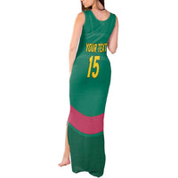 Custom Cameroon Football Tank Maxi Dress Waka Waka - This Time For Africa