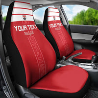Custom Egypt Football Car Seat Cover Yalla Yalla Pharaohs - Red Ver