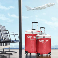 Custom Egypt Football Luggage Cover Yalla Yalla Pharaohs - Red Ver