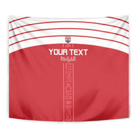 Custom Egypt Football Tapestry Yalla Yalla Pharaohs - Red Ver