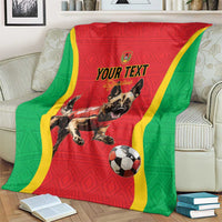 Custom Guinea-Bissau Football Blanket Vamos Djurtus