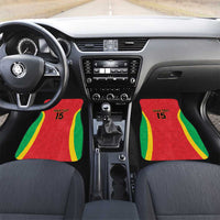 Custom Guinea-Bissau Football Car Mats Vamos Djurtus