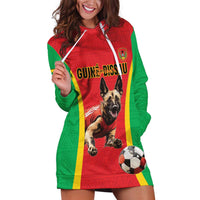 Custom Guinea-Bissau Football Hoodie Dress Vamos Djurtus