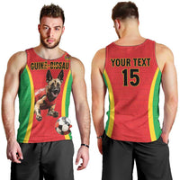 Custom Guinea-Bissau Football Men Tank Top Vamos Djurtus