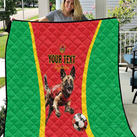 Custom Guinea-Bissau Football Quilt Vamos Djurtus