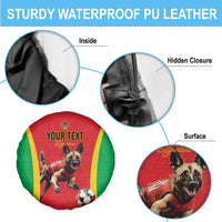 Custom Guinea-Bissau Football Spare Tire Cover Vamos Djurtus