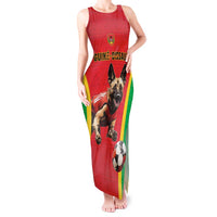 Custom Guinea-Bissau Football Tank Maxi Dress Vamos Djurtus