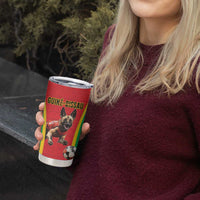 Custom Guinea-Bissau Football Tumbler Cup Vamos Djurtus