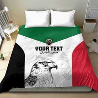Custom Sudan Football Bedding Set Yalla Falcons of Jediane