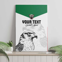 Custom Sudan Football Canvas Wall Art Yalla Falcons of Jediane
