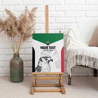 Custom Sudan Football Canvas Wall Art Yalla Falcons of Jediane