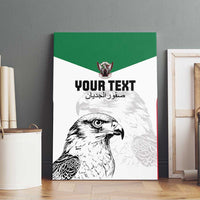 Custom Sudan Football Canvas Wall Art Yalla Falcons of Jediane