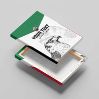 Custom Sudan Football Canvas Wall Art Yalla Falcons of Jediane