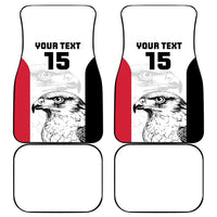 Custom Sudan Football Car Mats Yalla Falcons of Jediane