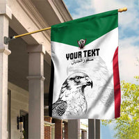 Custom Sudan Football Garden Flag Yalla Falcons of Jediane