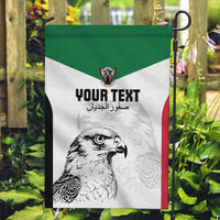 Custom Sudan Football Garden Flag Yalla Falcons of Jediane