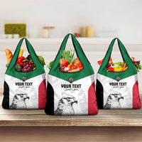 Custom Sudan Football Grocery Bag Yalla Falcons of Jediane