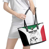 Custom Sudan Football Leather Tote Bag Yalla Falcons of Jediane