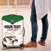 Custom Sudan Football Luggage Cover Yalla Falcons of Jediane