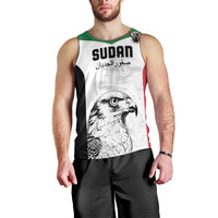 Custom Sudan Football Men Tank Top Yalla Falcons of Jediane
