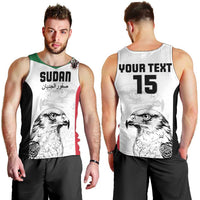 Custom Sudan Football Men Tank Top Yalla Falcons of Jediane