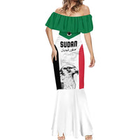 Custom Sudan Football Mermaid Dress Yalla Falcons of Jediane