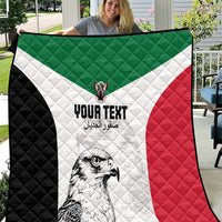 Custom Sudan Football Quilt Yalla Falcons of Jediane