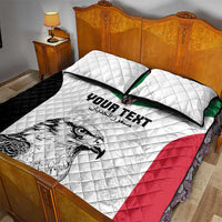 Custom Sudan Football Quilt Bed Set Yalla Falcons of Jediane