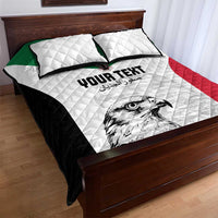 Custom Sudan Football Quilt Bed Set Yalla Falcons of Jediane