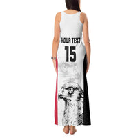 Custom Sudan Football Tank Maxi Dress Yalla Falcons of Jediane