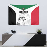 Custom Sudan Football Tapestry Yalla Falcons of Jediane