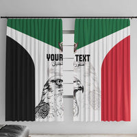 Custom Sudan Football Window Curtain Yalla Falcons of Jediane