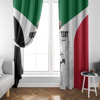 Custom Sudan Football Window Curtain Yalla Falcons of Jediane