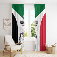 Custom Sudan Football Window Curtain Yalla Falcons of Jediane
