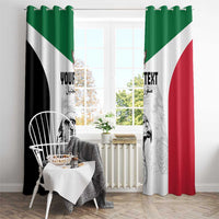 Custom Sudan Football Window Curtain Yalla Falcons of Jediane