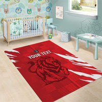 Custom Libya Football Area Rug Forza Libya