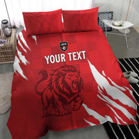 Custom Libya Football Bedding Set Forza Libya